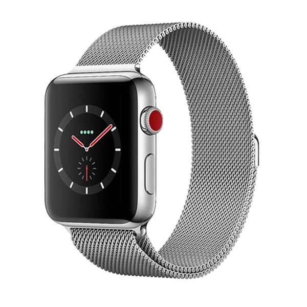 Đồng hồ thông minh Apple Watch Series 3 - Viền thép - Cũ - Nguyên bản