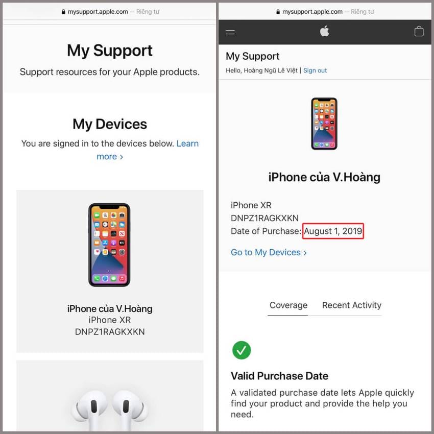 cách kiểm tra iphone đã sử dụng hay chưa