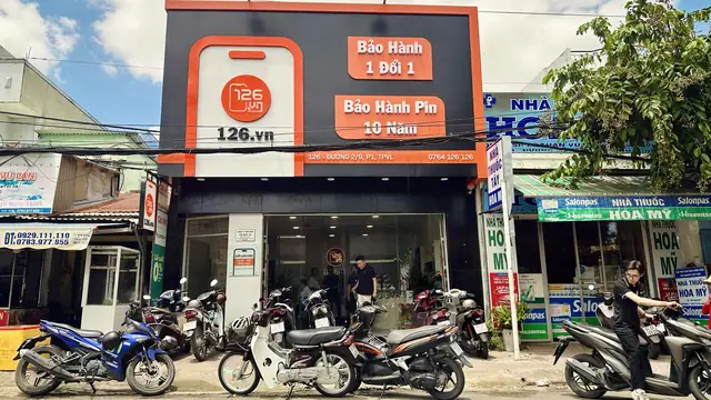 Mặt tiền cửa hàng 126 tại 126 đường 2 Tháng 9, Phường Long Châu, Tỉnh Vĩnh Long