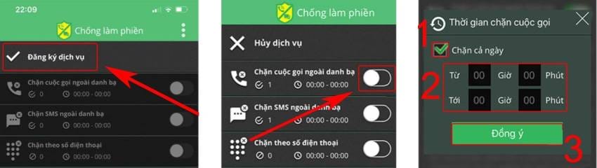 cách chặn tất cả cuộc gọi đến iphone