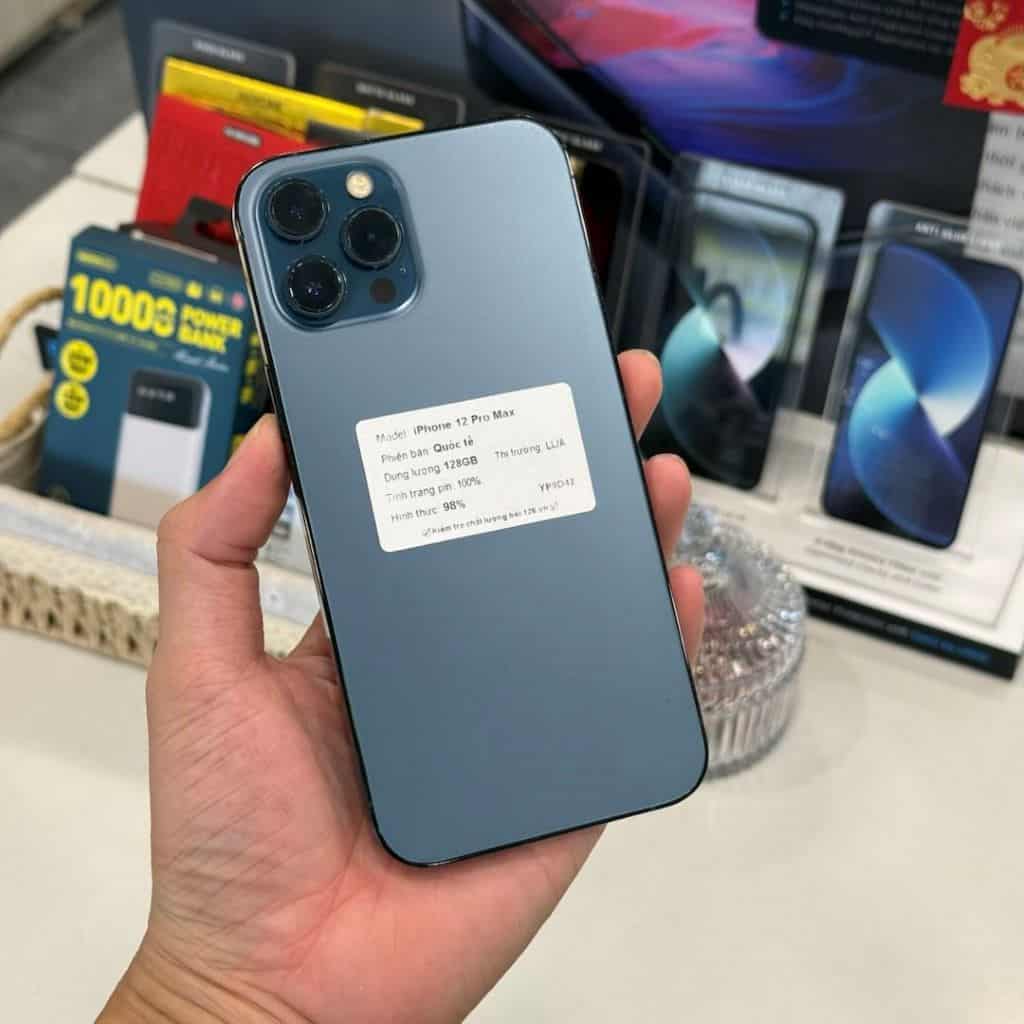 iPhone 12 Pro Max cũ Xanh Dương 256GB Siêu lướt chính hãng tại 126.vn Vĩnh Long