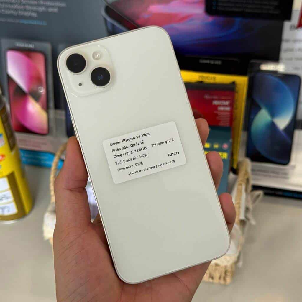 iPhone 14 Plus cũ Trắng 128GB Siêu lướt chính hãng tại 126.vn Vĩnh Long