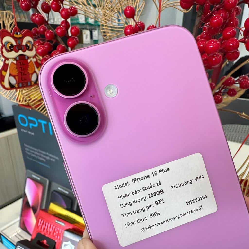iPhone 16 Plus cũ nút Action Button và Camera Control tại 126.vn Vĩnh Long