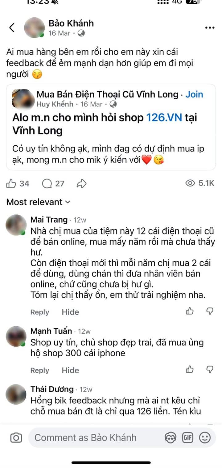 Đánh giá khách hàng 126 - khách mua 12 chiếc điện thoại cũ nhiều năm chưa hư