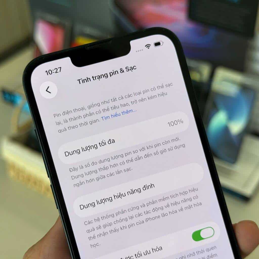 Màn hình Tình trạng pin iPhone 13 cũ tại 126.vn Vĩnh Long