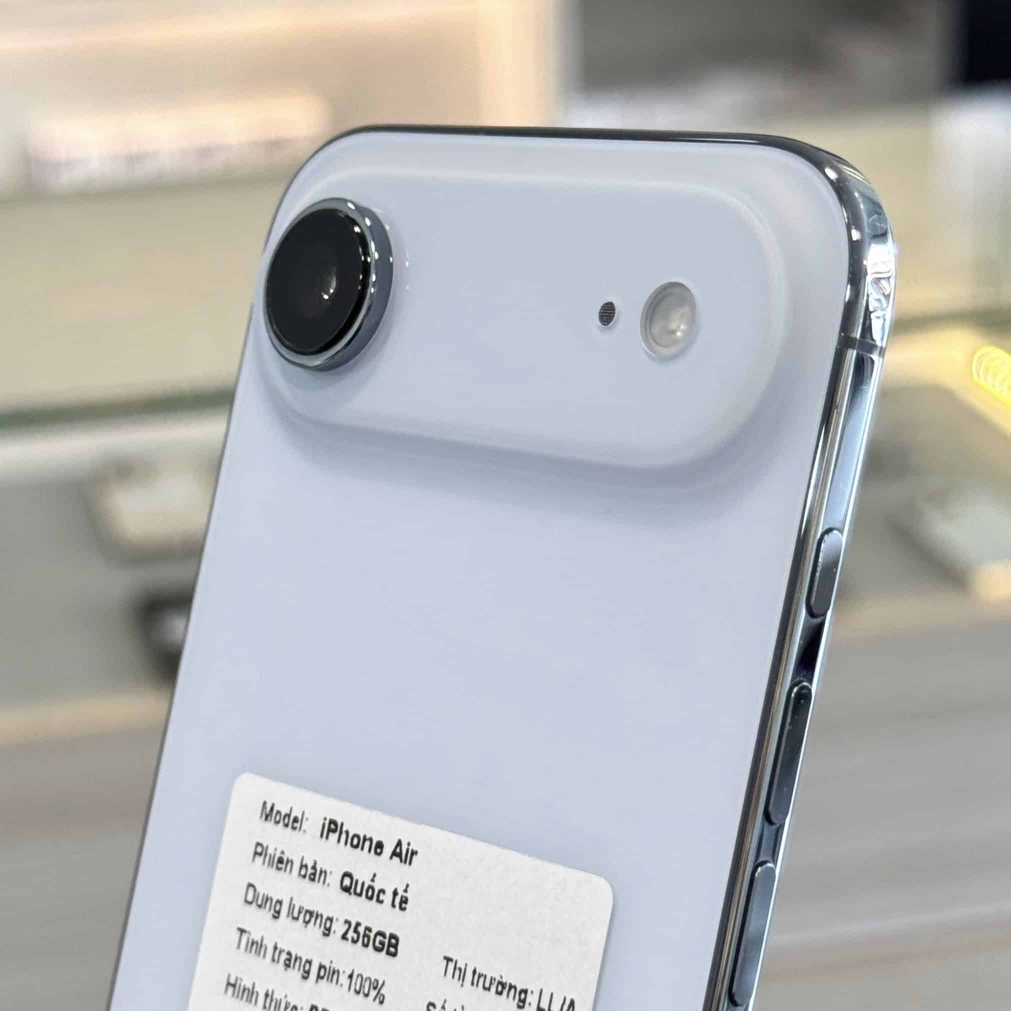iPhone Air cũ 256GB pin 100% kèm tem kiểm tra chất lượng 126.vn